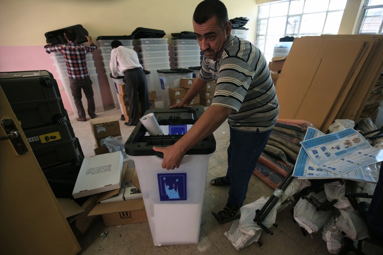 People in the Kurdistan Region and Iraq vote in the parliamentary elections across the country. (Photo: AFP)